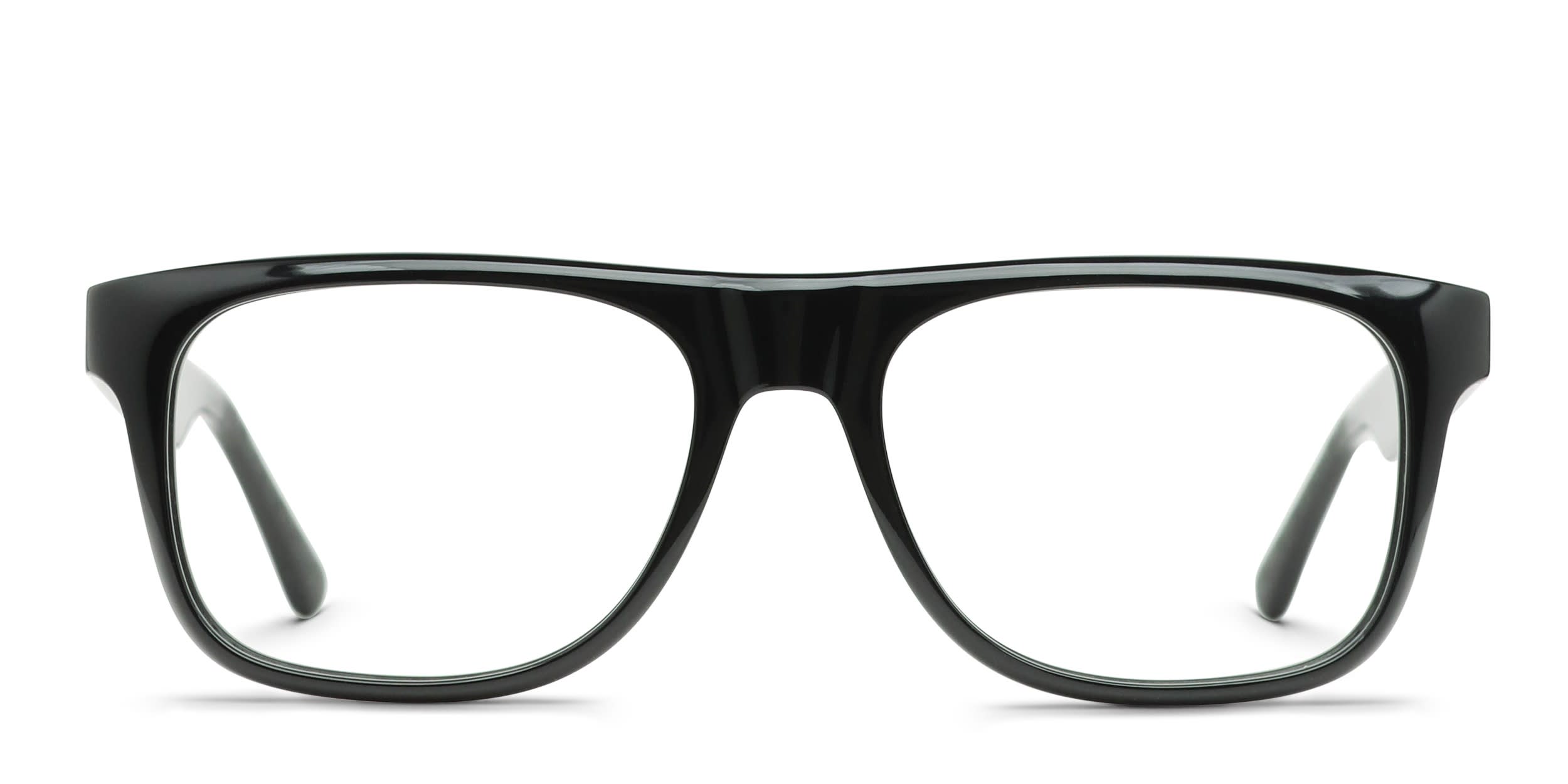Muse Rocker Shiny Black glasses - Shiny Black - Frontal View