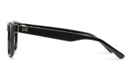 Muse Rocker Shiny Black glasses - Shiny Black - Side View