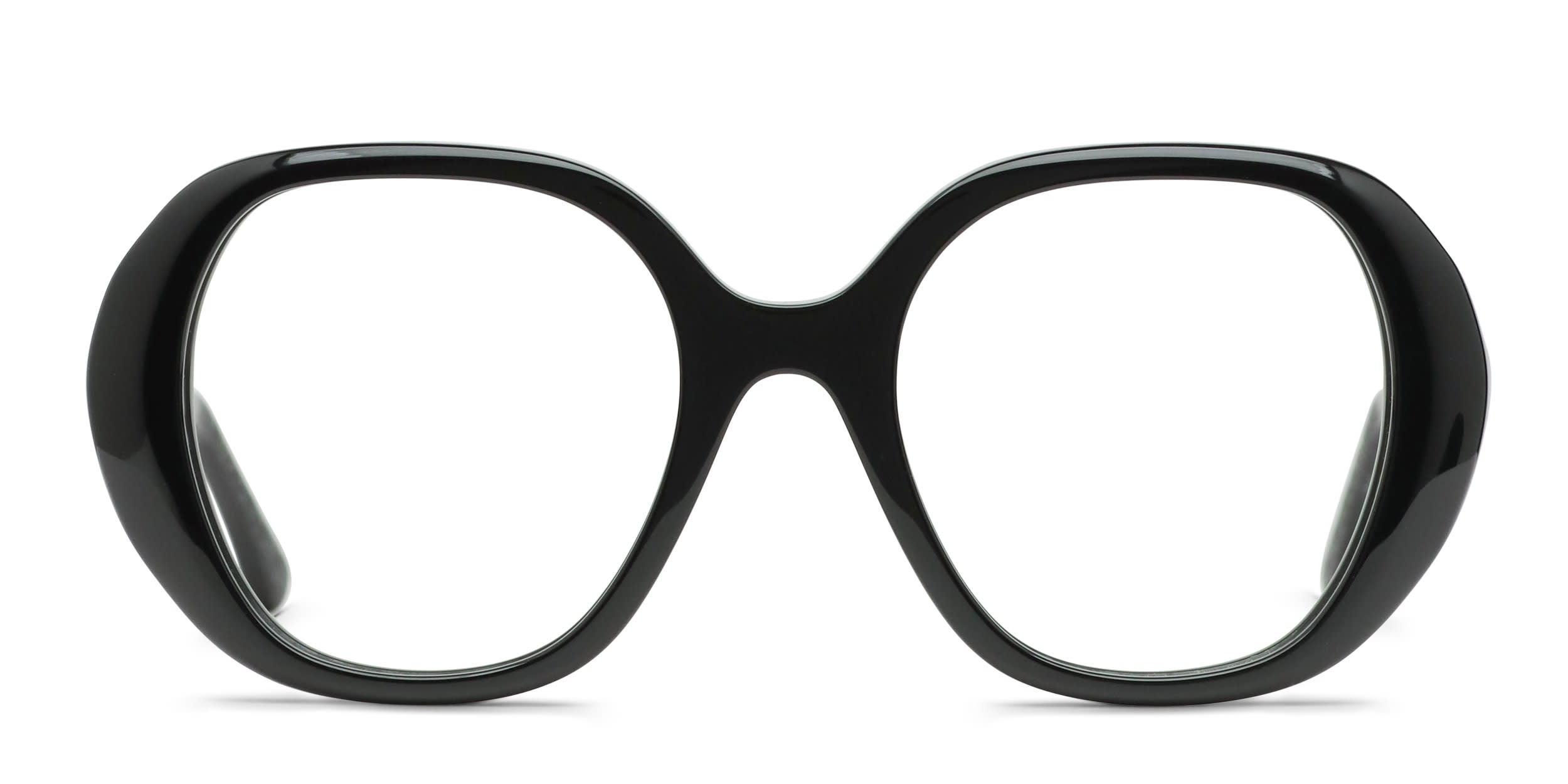 Muse Bohemian Shiny Black glasses - Shiny Black - Frontal View