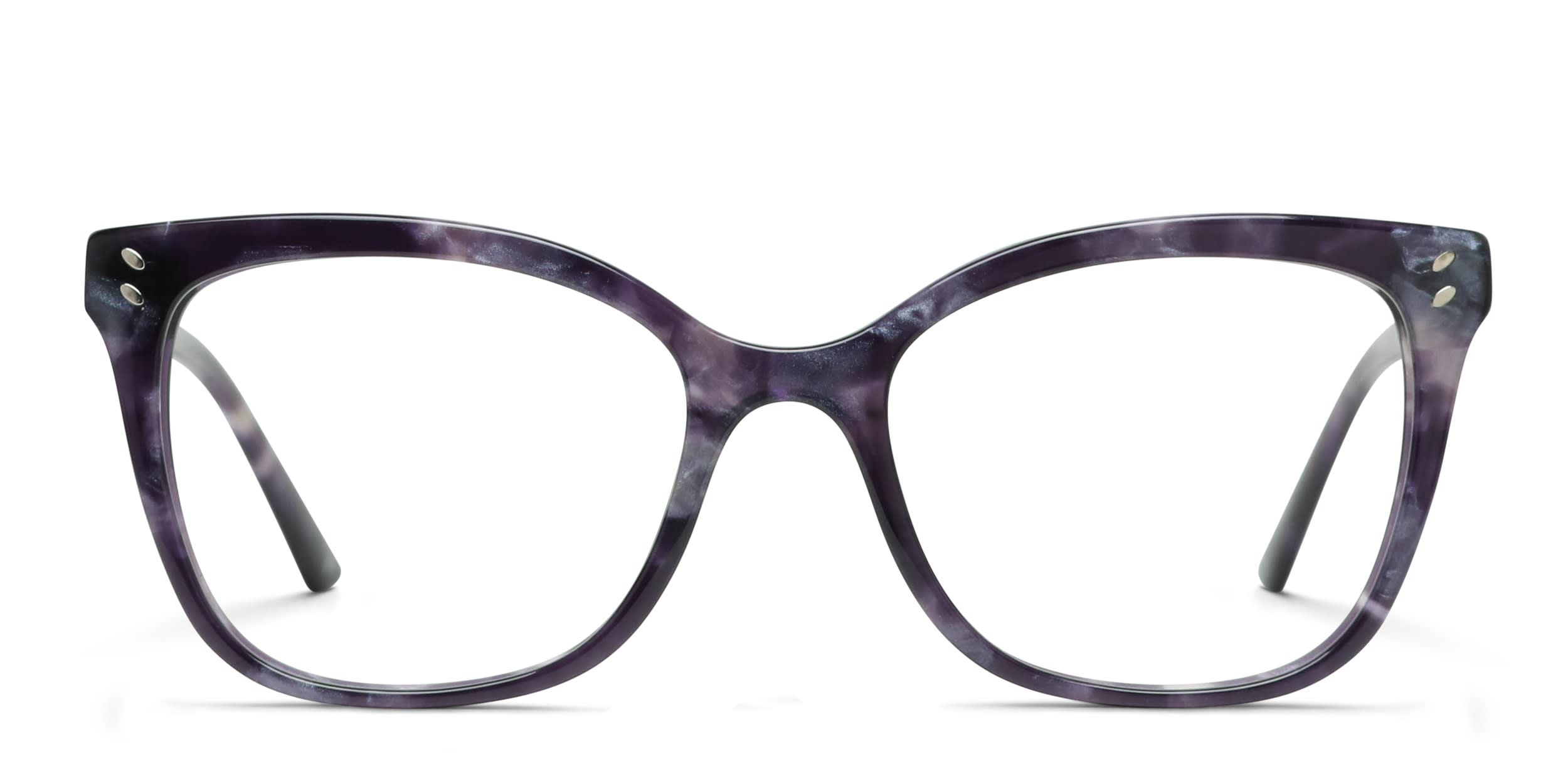 Amelia E. Bocian Tortoise, Purple glasses - Tortoise / Purple - Frontal View