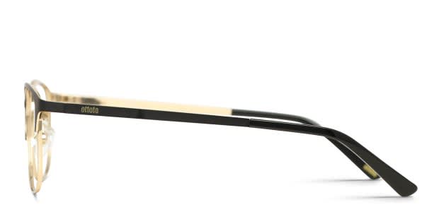 Ottoto Canton Black, Gold Prescription Eyeglasses
