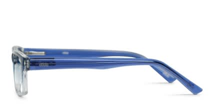 Ottoto Astoria Blue, Clear glasses - Blue / Clear - Side View