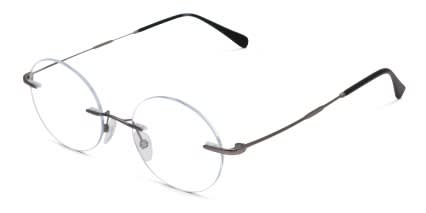 Primo Gunmetal glasses - Gunmetal - Angle View