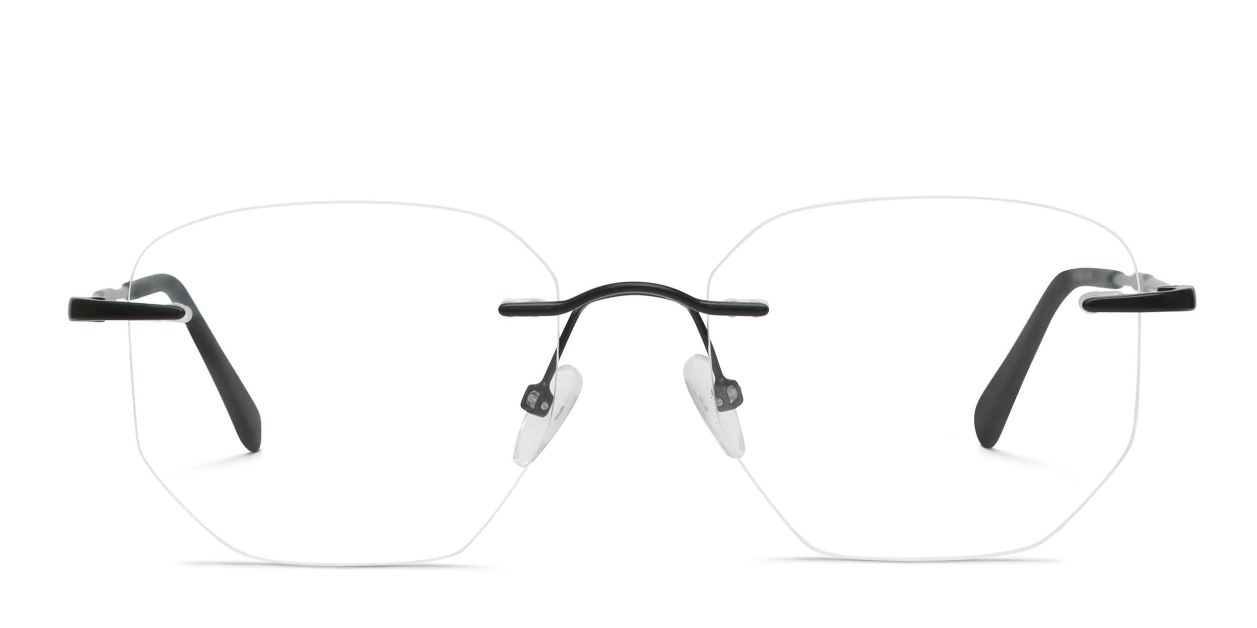 Peck Black glasses - Black - Frontal View