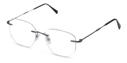 Peck Gunmetal glasses - Gunmetal - Angle View