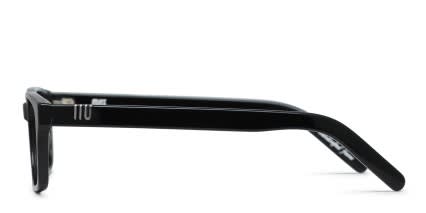 Muse Broadview Shiny Black glasses - Shiny Black - Side View