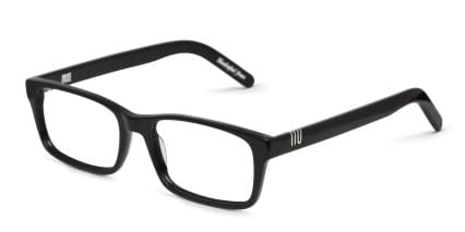 Muse Broadview Shiny Black glasses - Shiny Black - Angle View