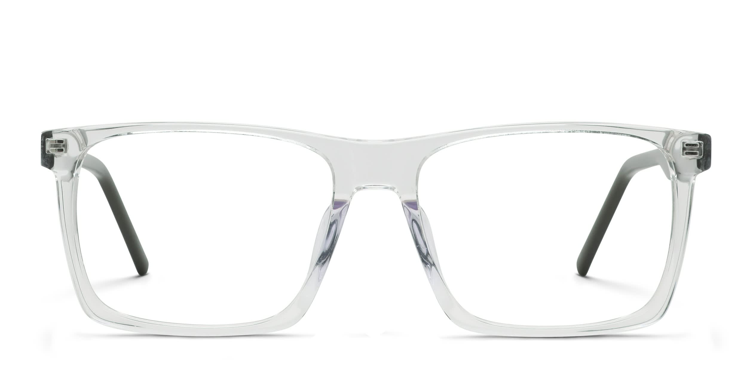 Milo Clear glasses - Clear - Frontal View