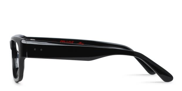 Muse Rhythm Shiny Black Prescription Eyeglasses