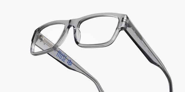Muse Rhythm Gray, Clear Prescription Eyeglasses
