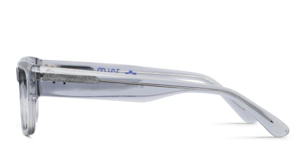 Muse Rhythm Gray, Clear Prescription Eyeglasses