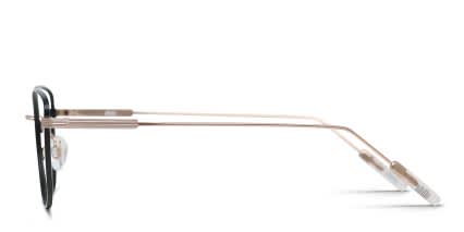 Ottoto Elba Black, Rose Gold glasses - Black / Rose Gold - Side View