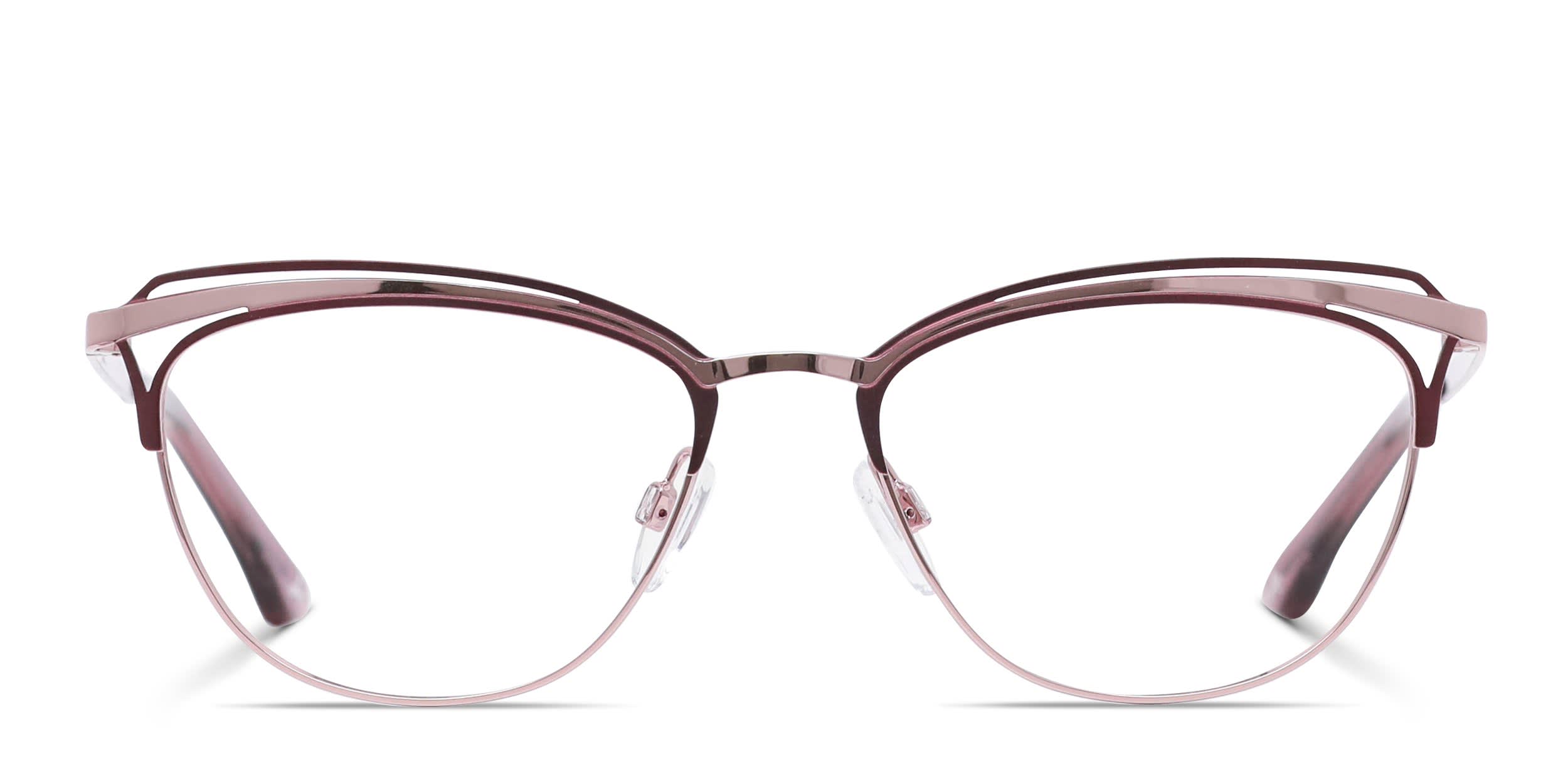 Amelia E. Bridgette Purple, Rose Gold glasses - Purple / Rose Gold - Frontal View