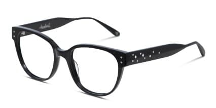 Amelia E. Nebula Shiny Black glasses - Shiny Black - Angle View