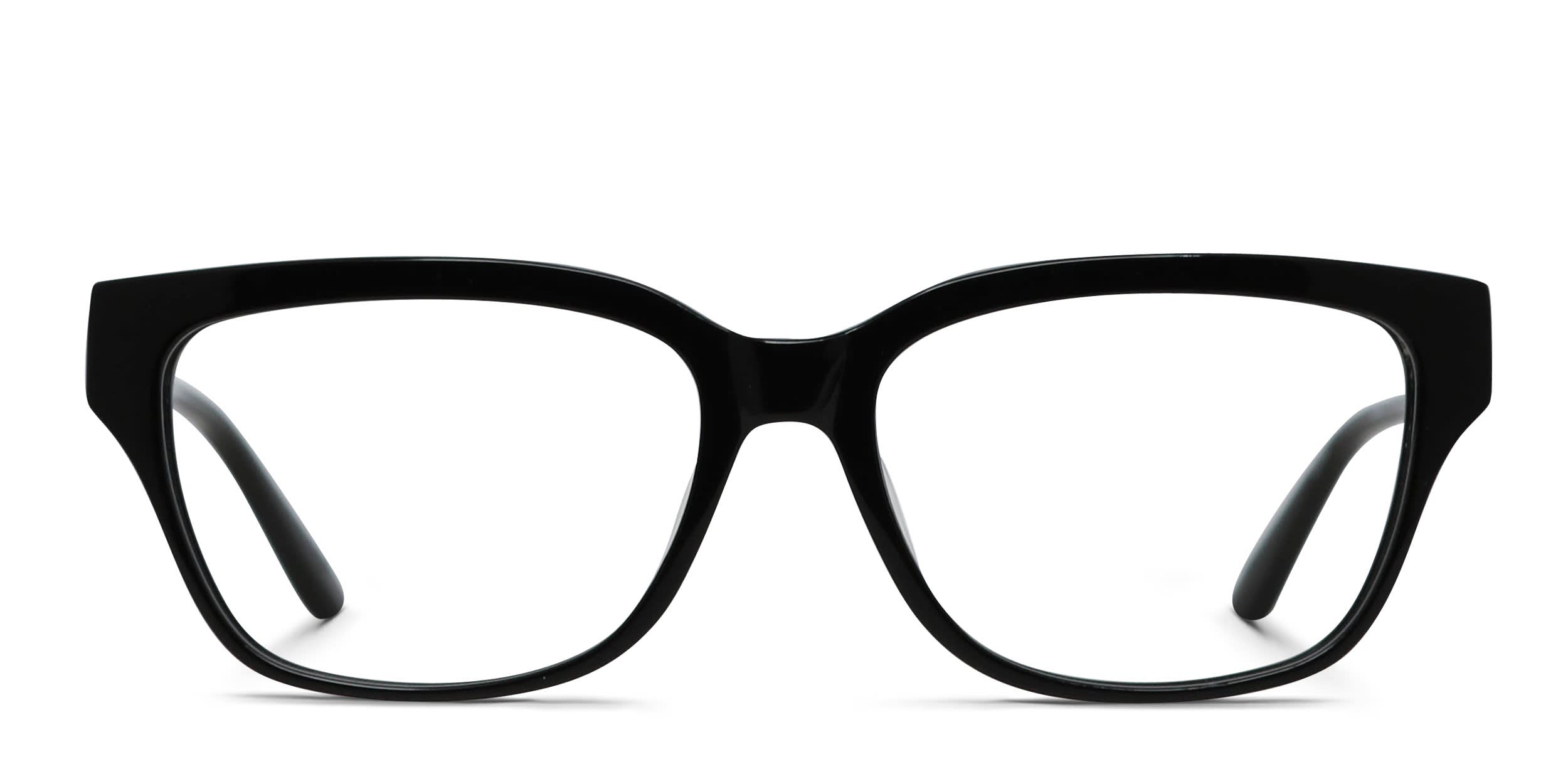 Amelia E. Halley Shiny Black glasses - Shiny Black - Frontal View