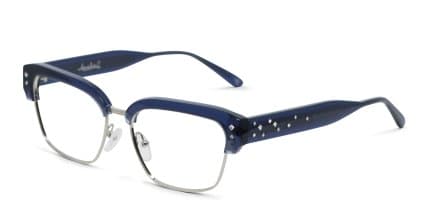 Amelia E. Driftstar Blue, Silver glasses - Blue / Silver - Angle View