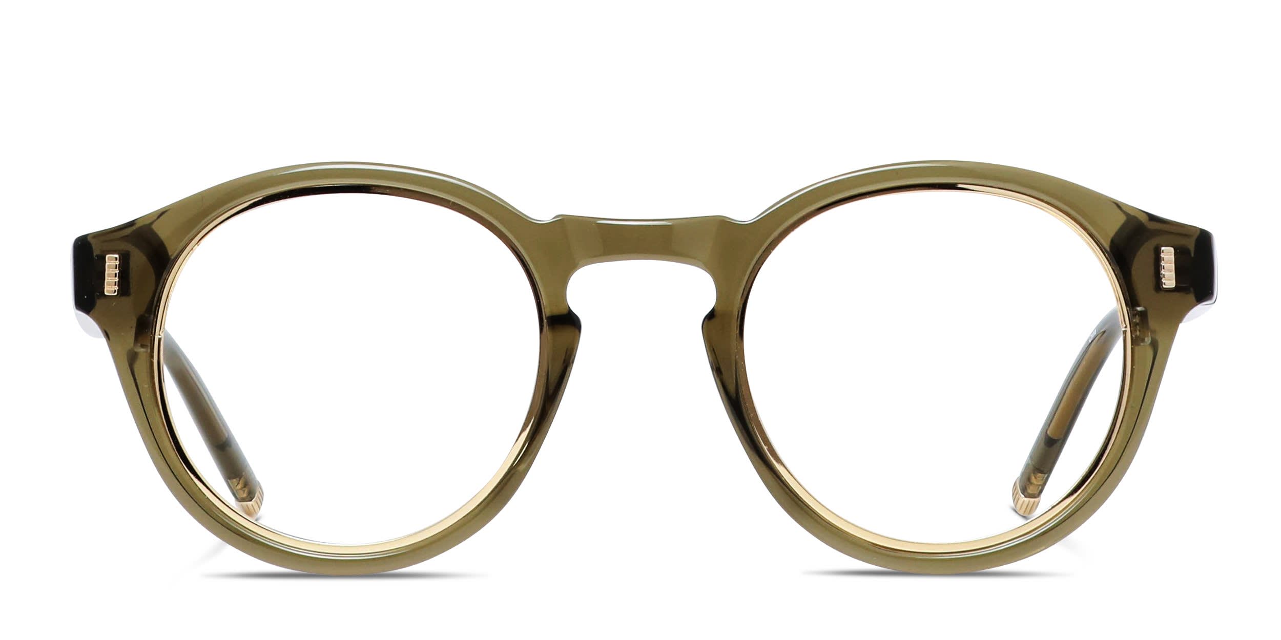 トップス ouat-012- BROWN ASTRO SPALDING Ottoto Hudson Yards Green, Gold Prescription Eyeglasses