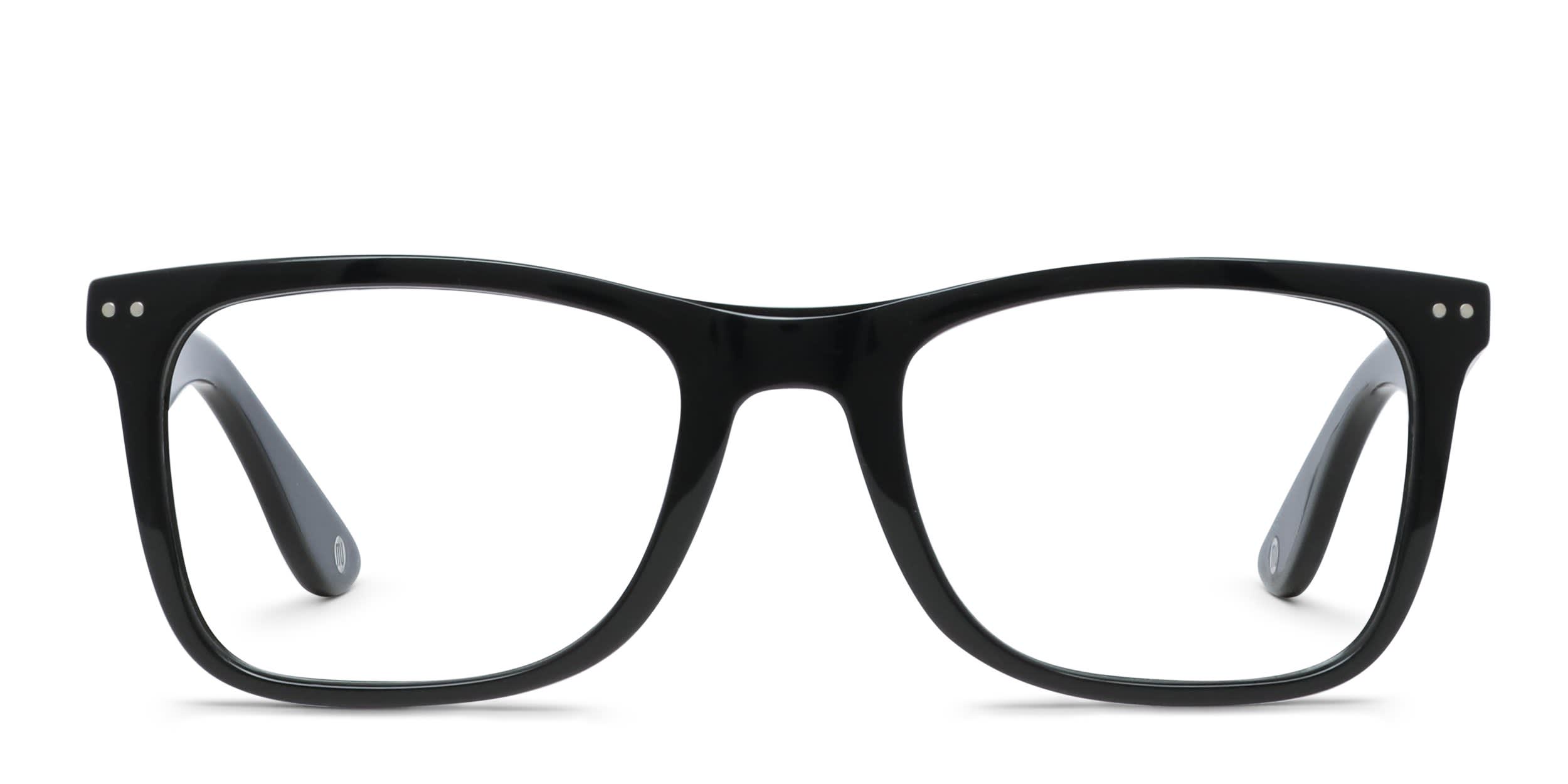 Muse Gilford Shiny Black glasses - Shiny Black - Frontal View