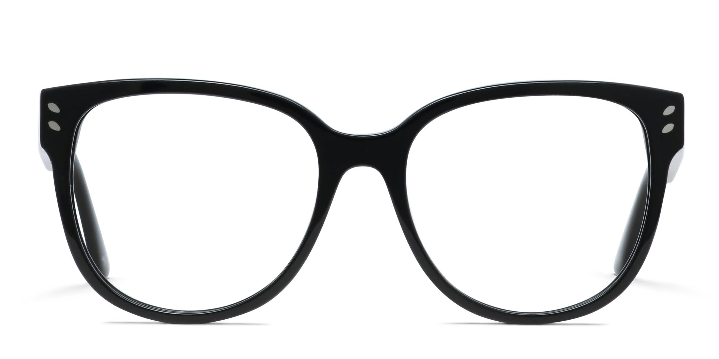 Amelia E. Makenzie Shiny Black glasses - Shiny Black - Frontal View