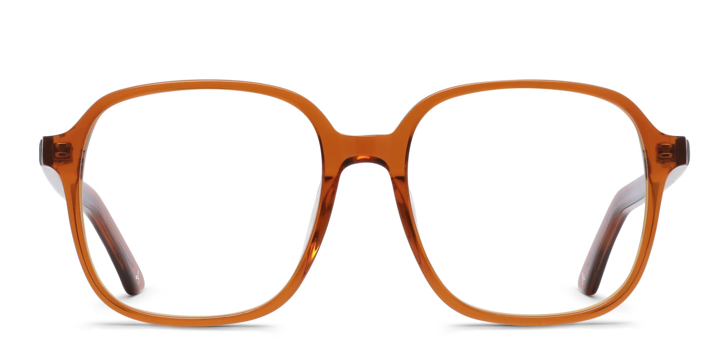 Amelia E. Moonlit Orange glasses - Orange - Frontal View