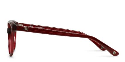 Muse Hopper Red glasses - Red - Side View