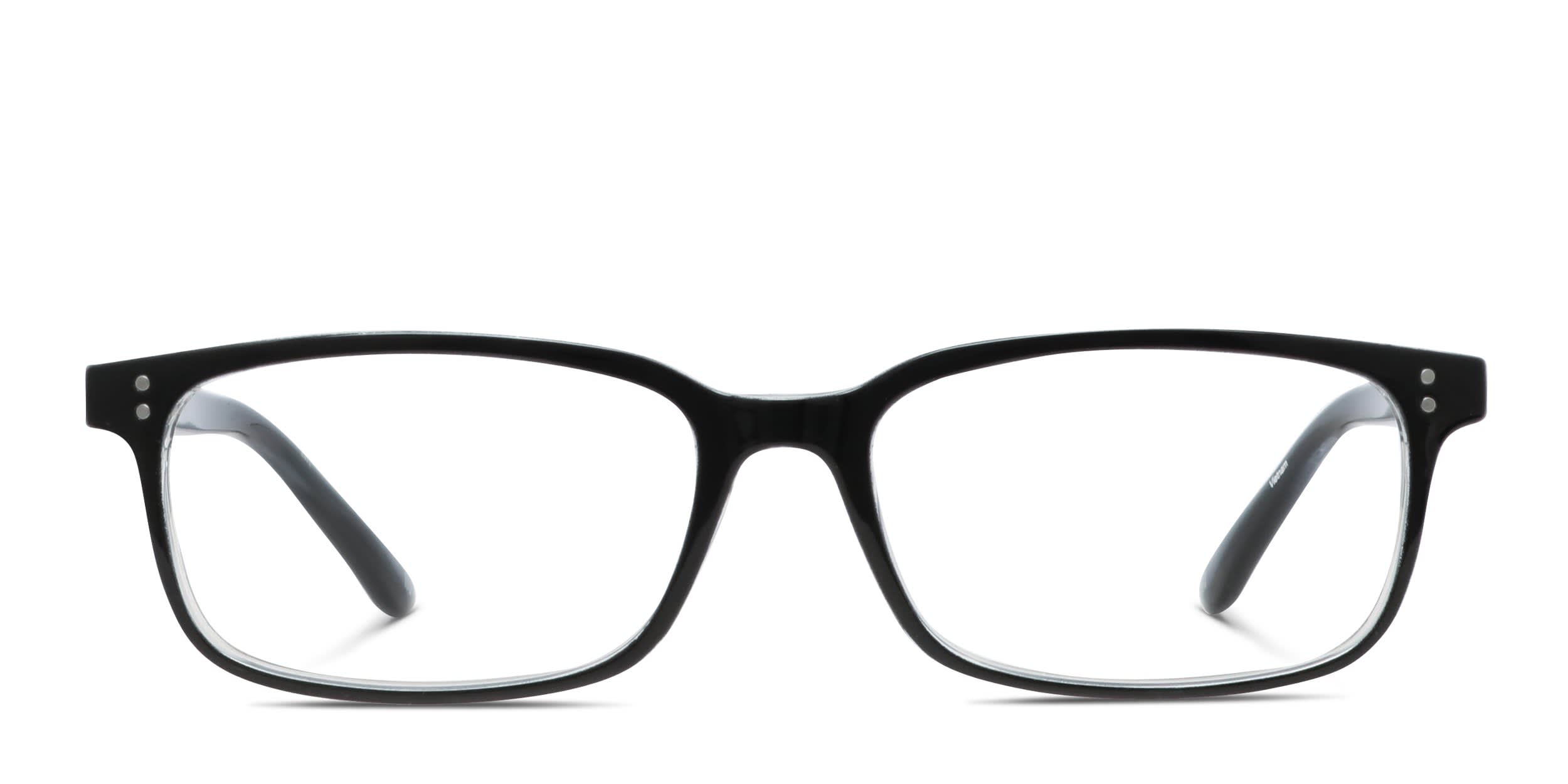 Muse Corvallis Shiny Black, Clear glasses - Shiny Black / Clear - Frontal View