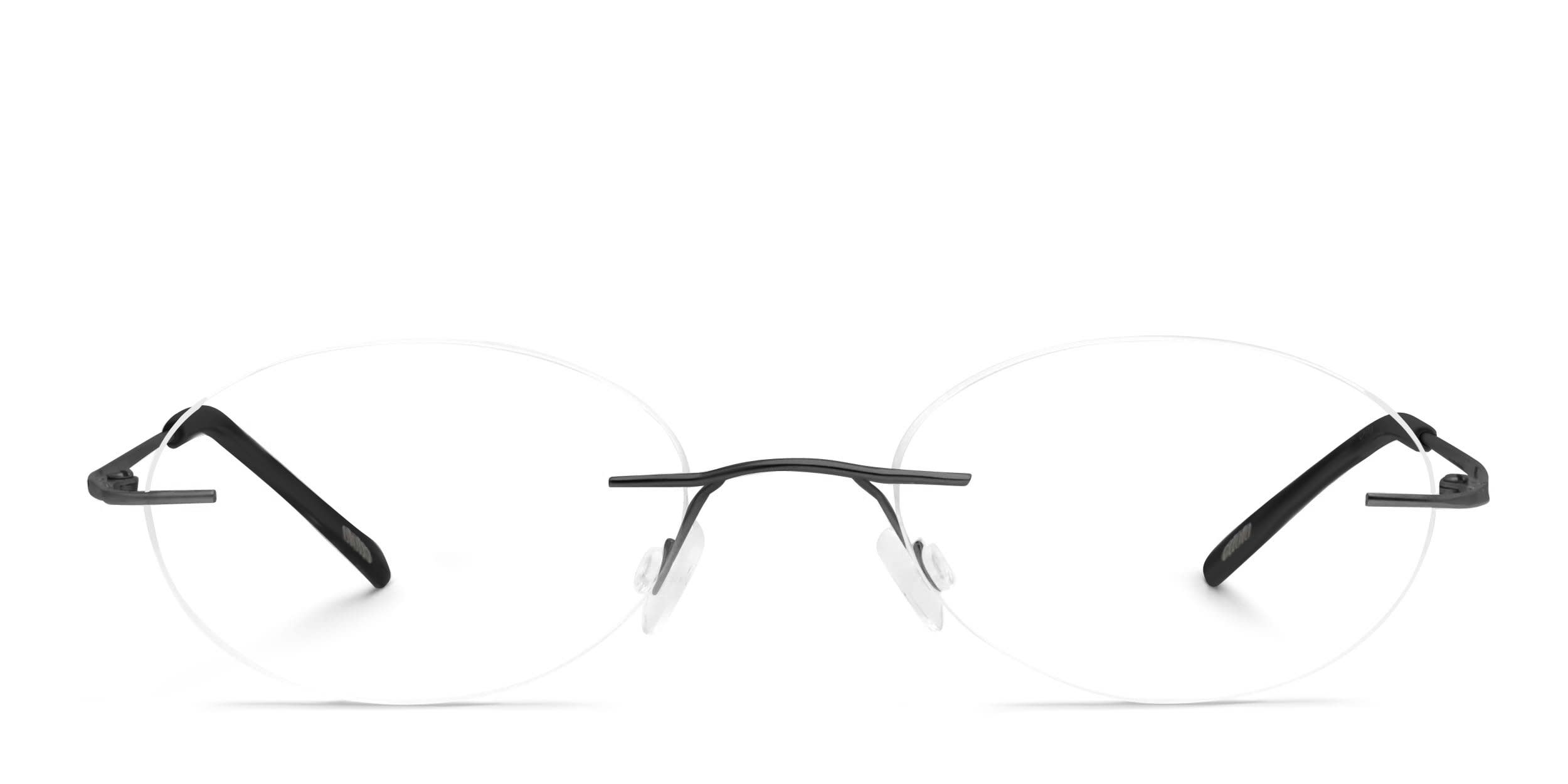 Ottoto Seamus Shiny Black glasses - Shiny Black - Frontal View
