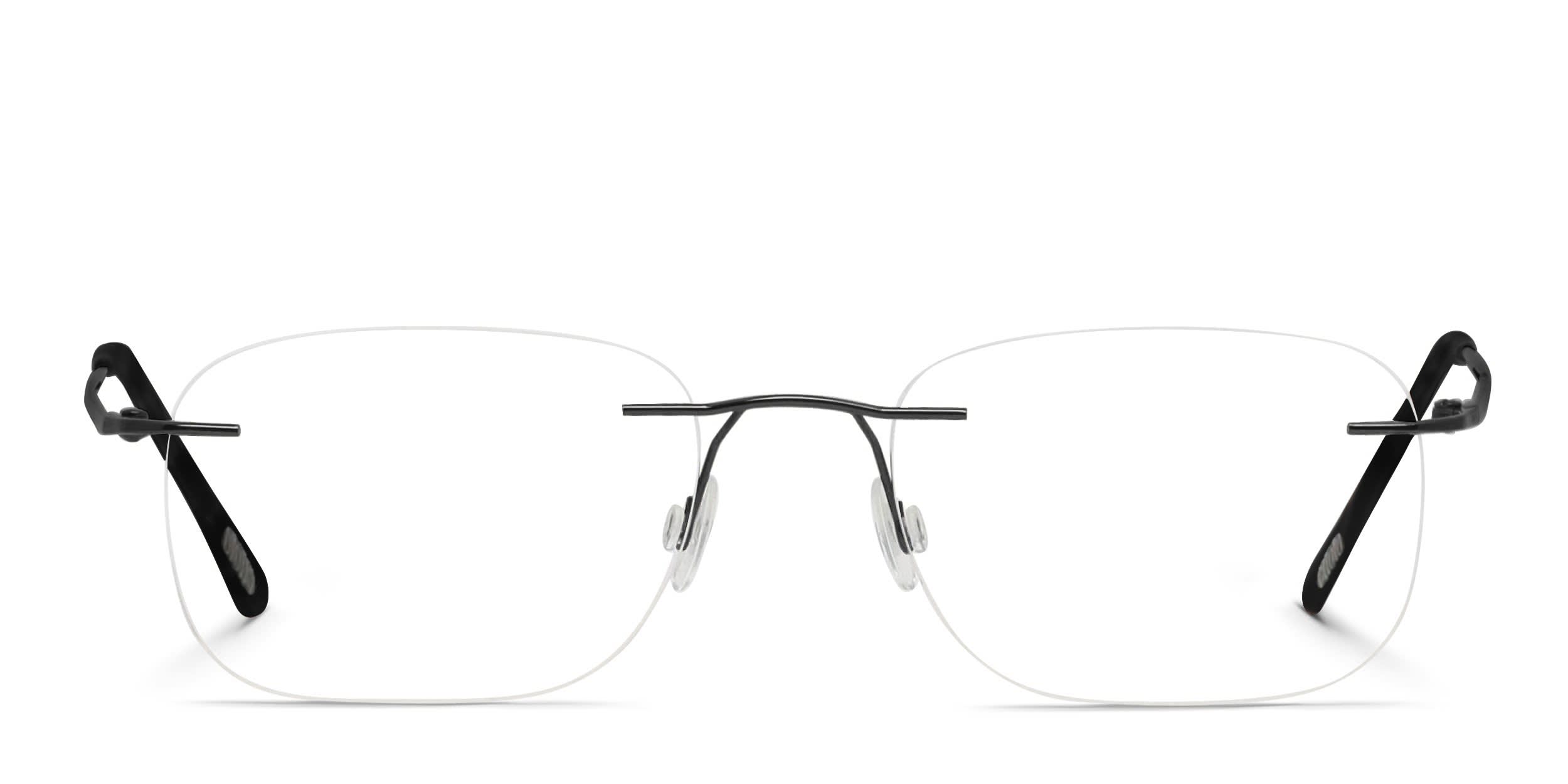 Ottoto James Shiny Black glasses - Shiny Black - Frontal View