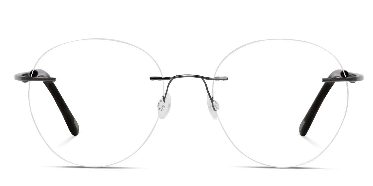 Ottoto Salerio Shiny Black glasses - Shiny Black - Frontal View