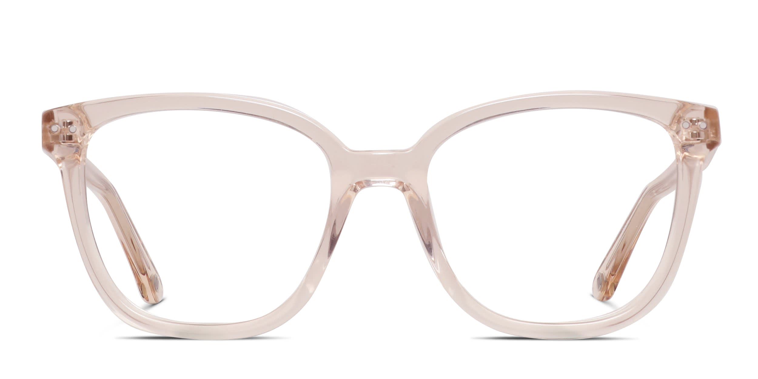 Muse Eloquence Pink, Clear glasses - Pink / Clear - Frontal View