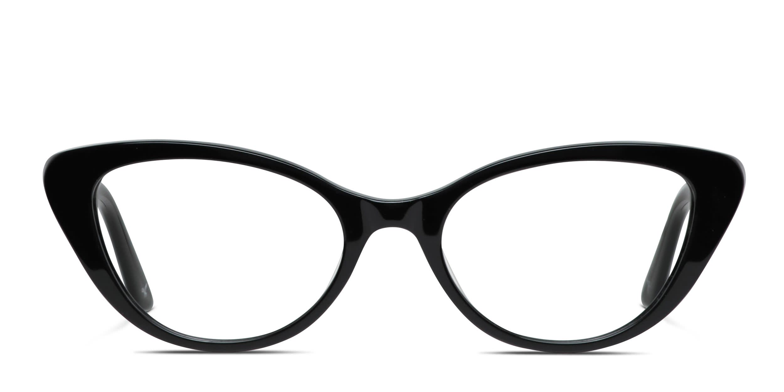 Amelia E. Nova Shiny Black glasses - Shiny Black - Frontal View