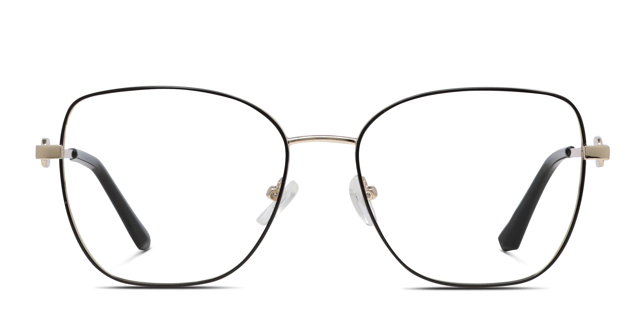 Maxima Black, Gold glasses - Black / Gold - Frontal View