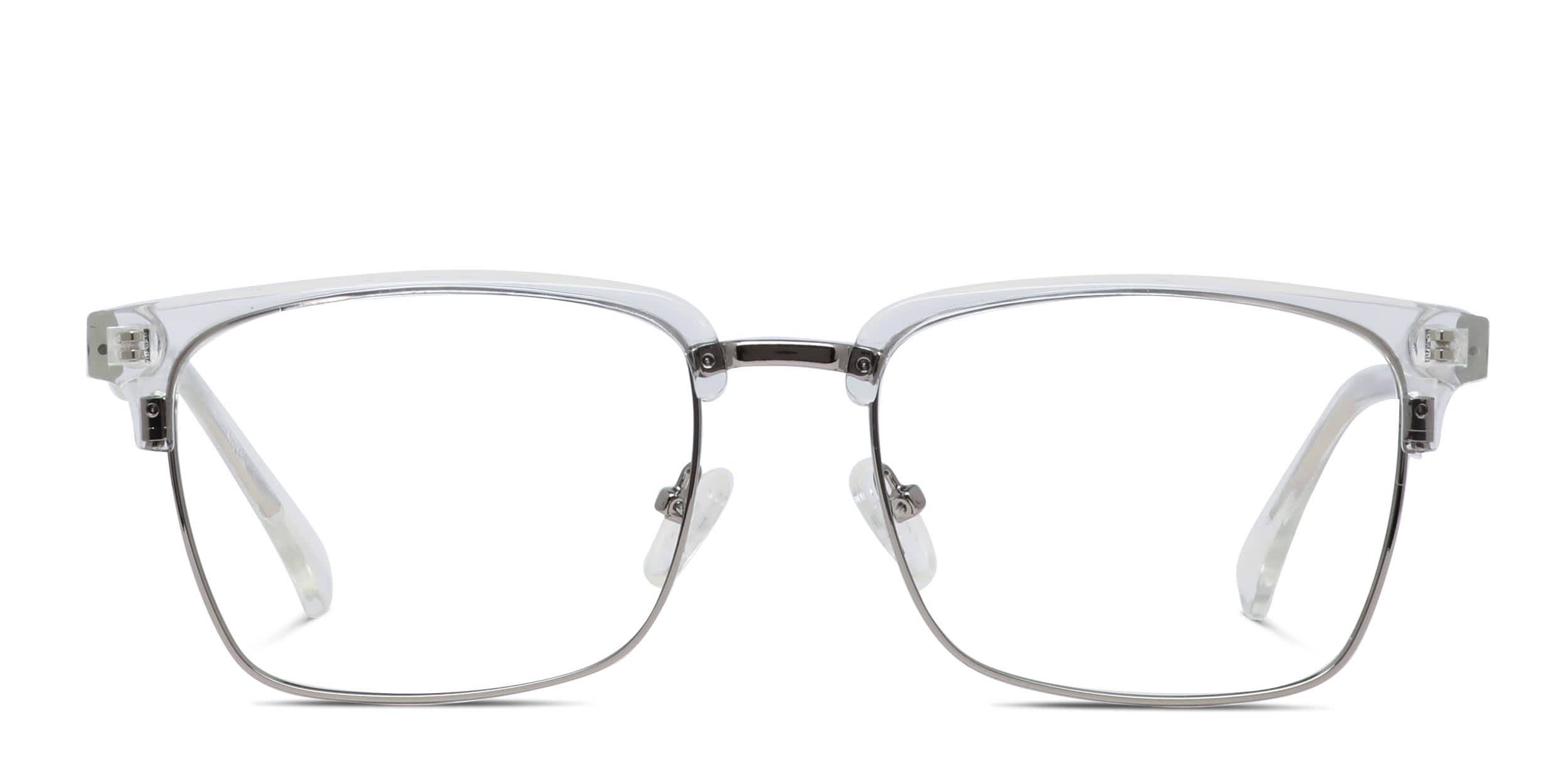 Walton Clear, Gunmetal glasses - Clear / Gunmetal - Frontal View