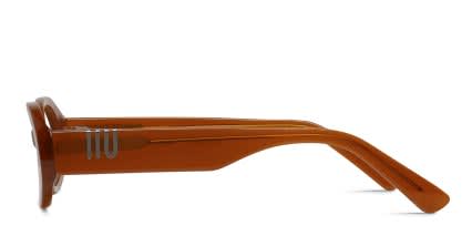 Muse Cold Brew Orange glasses - Orange - Side View
