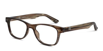 Muse Decode Brown, Clear glasses - Brown / Clear - Angle View