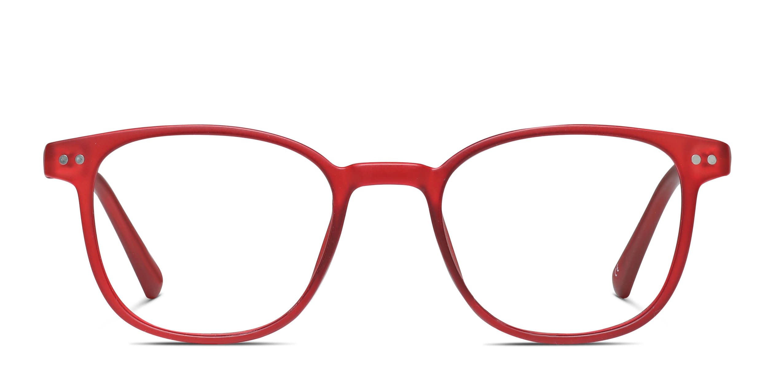 Smile Red glasses - Red - Frontal View