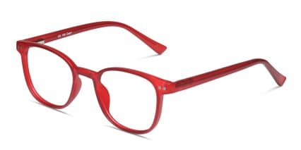 Smile Red glasses - Red - Angle View