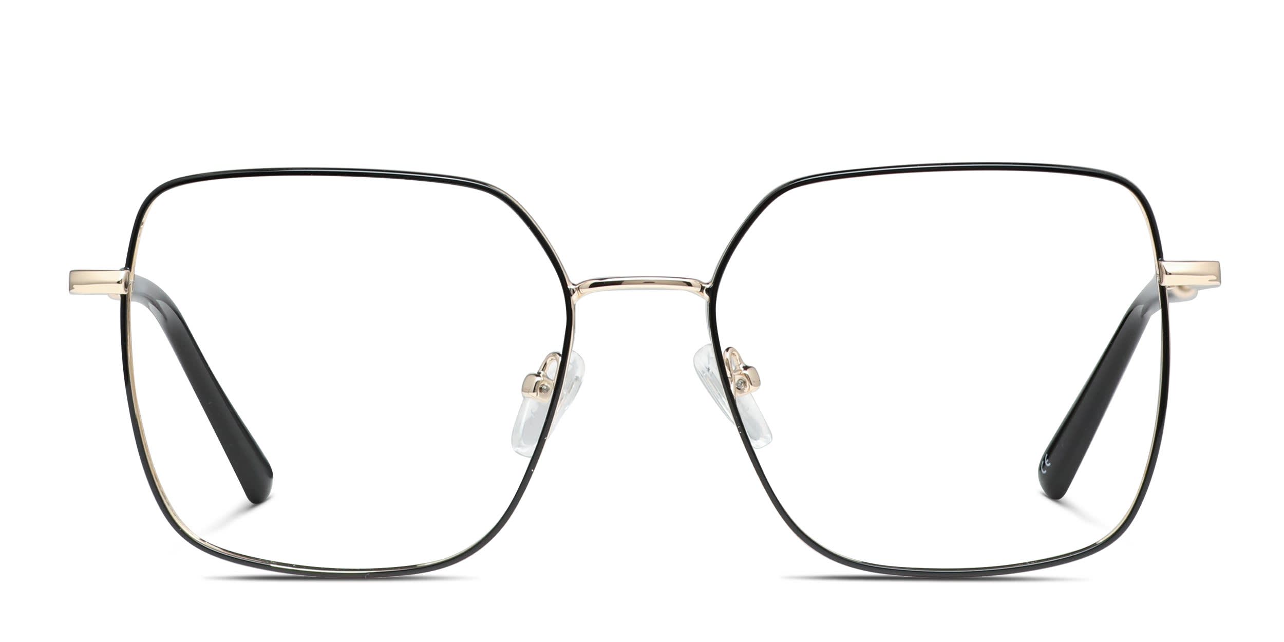Aniston Black, Gold glasses - Black / Gold - Frontal View