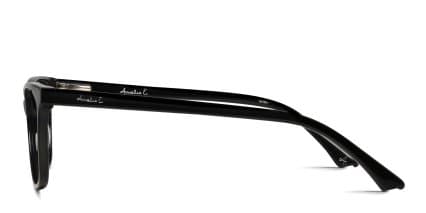 Amelia E. Yessica Shiny Black glasses - Shiny Black - Side View