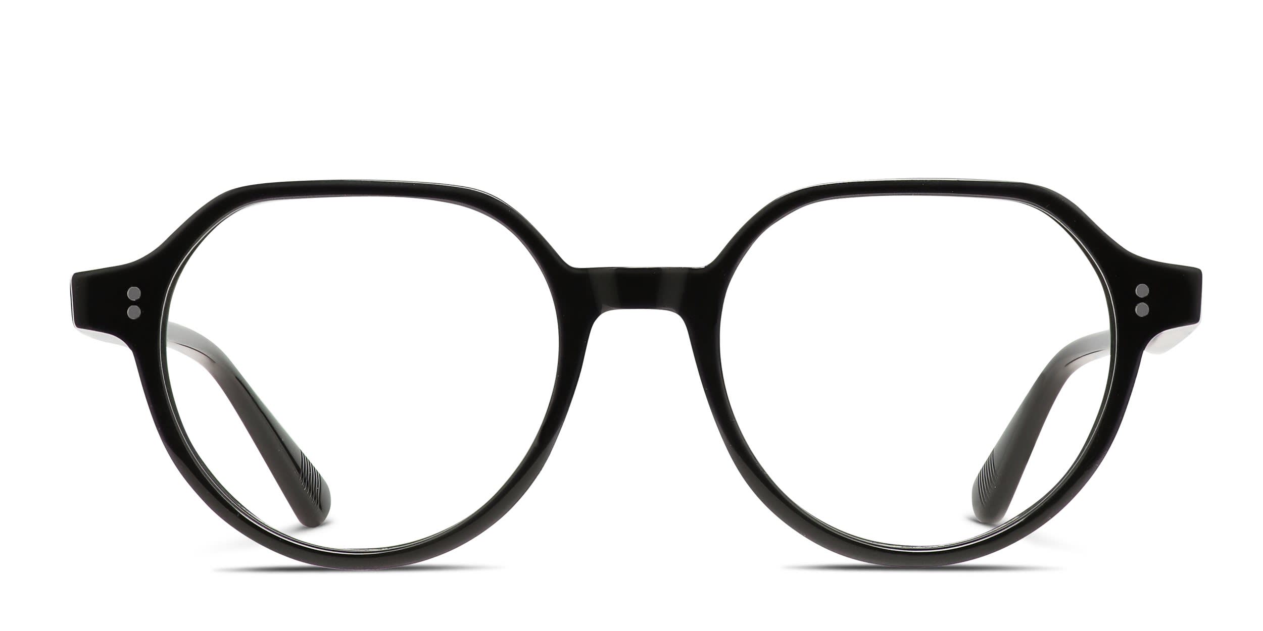 Ottoto Curaçao Shiny Black glasses - Shiny Black - Frontal View