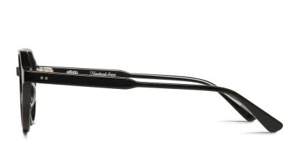Ottoto Curaçao Shiny Black glasses - Shiny Black - Side View