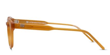 Muse x Transitions Mitchum Orange glasses - Orange - Side View