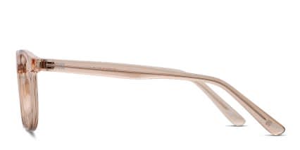 Muse x Transitions Campbell Beige, Clear glasses - Beige / Clear - Side View