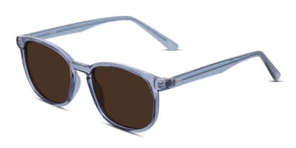 Muse x Transitions Campbell Blue, Clear glasses - Blue / Clear - Angle View