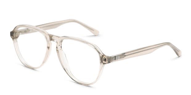 Muse x Transitions Fly Away Beige, Clear Prescription Eyeglasses