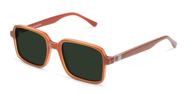 Muse x Transitions Ride Easy Orange Prescription Eyeglasses