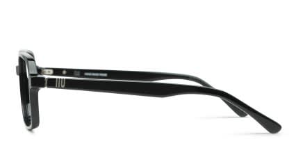 Muse x Transitions Ride Easy Shiny Black glasses - Shiny Black - Side View