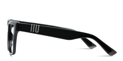 Muse Coronado Shiny Black glasses - Shiny Black - Side View