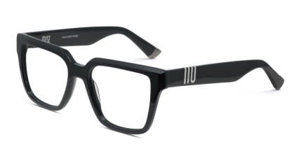 Muse Coronado Shiny Black glasses - Shiny Black - Angle View