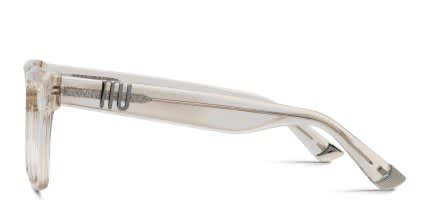 Muse Coronado Beige, Clear glasses - Beige / Clear - Side View